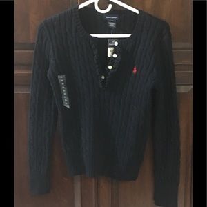Ralph Lauren Navy Sweater NWT